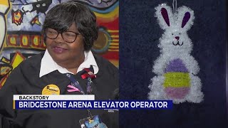 Bridgestone Arena elevator operator