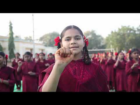 Indian National Anthem performed by students of RDT High School for Speech and Hearing Impaired