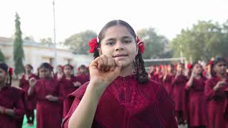 Indian National Anthem performed by students of RDT High School for Speech and Hearing Impaired