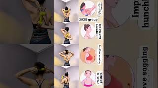 Back training # Improve rounded shoulders and hunchback # Shoulder and back shaping