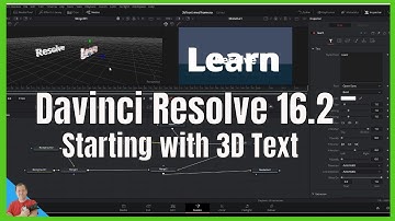 Davinci Resolve 16.2 starting to work with 3D text