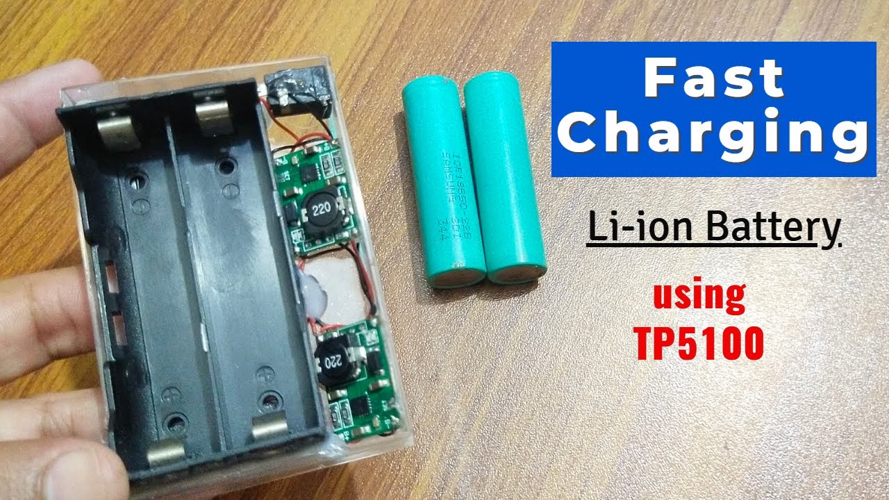 How to make Fast charger for Li-ion battery 18650 or 26650 - YouTube