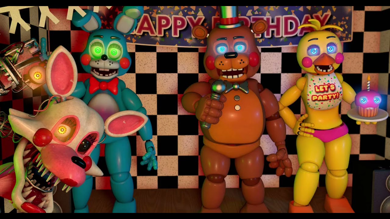 Toy Freddy and his friends sings Built in the 80s by Griffinilla (Check the description)