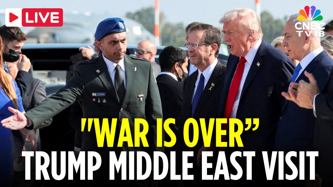LIVE: Trump Declares Gaza War Over on Israel Trip for Release of ...