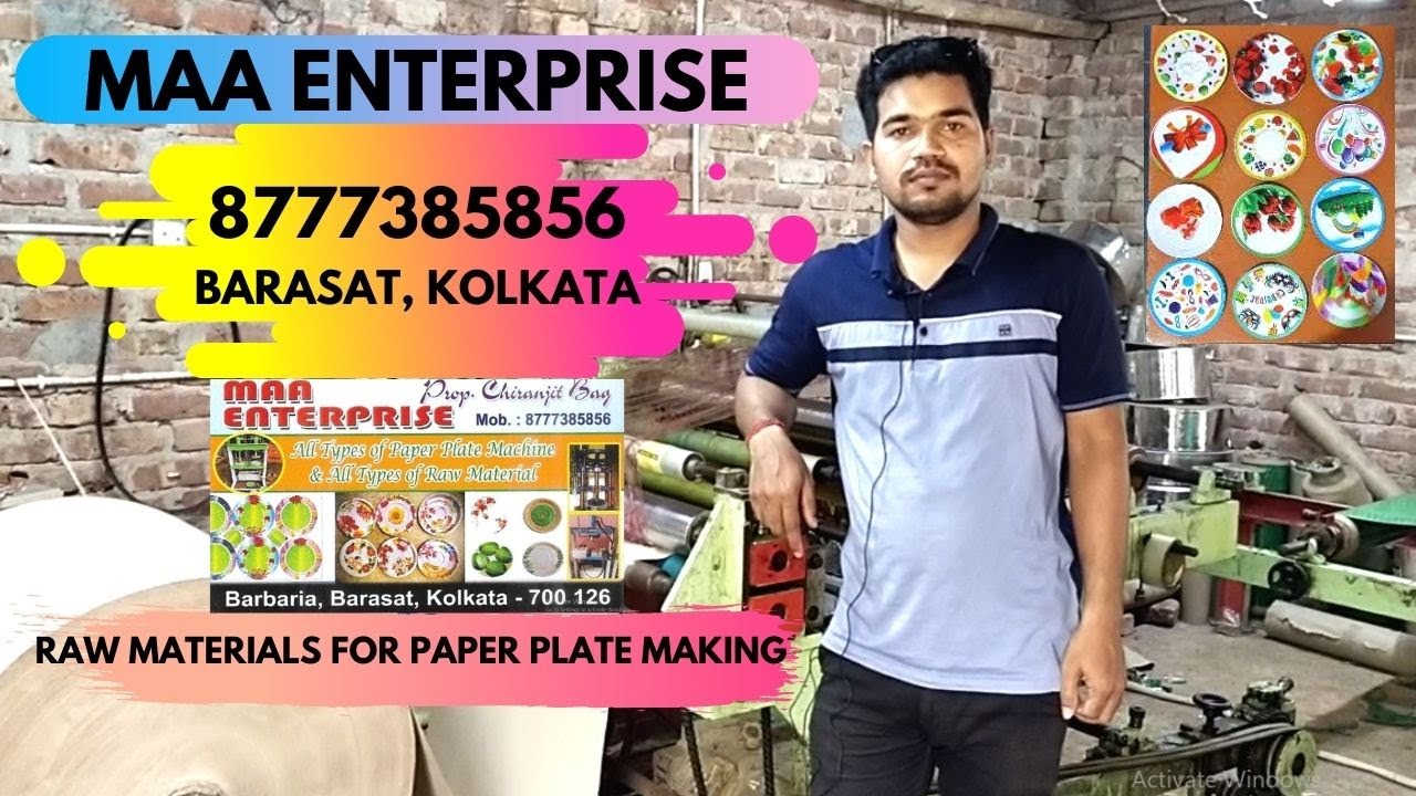 RAW MATERIALS FOR PAPER PLATE MAKING YouTube