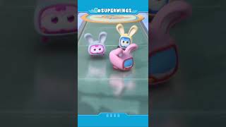 [SUPERWINGS #shorts] Catch the Bunny! | superpet | Super Wings #animation #superwings #cartoon Resimi