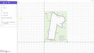 Geogebra   Modelling Mt Panorama 1 Vectors