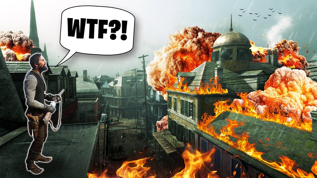 Rdr2 Exploding Shit Exploding AN ENTIRE CITY In Red Dead Redemption 2โฆ - YouTube