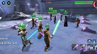 {SWGOH} JKR vs Darth Revan with Thrawn/SET