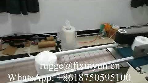 Customized automatic labeling maxi roll paper shrink packing machine