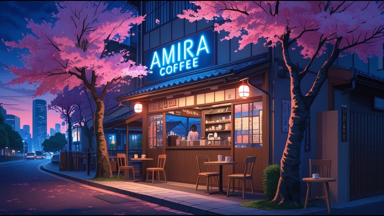 Jazz-Infused Lofi for Coffee Addicts ☕ Vintage 90s Feels and Neon Night Grooves
