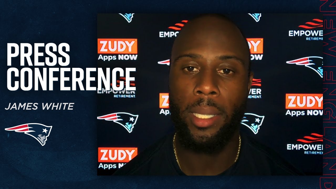 James White on Cam Newton, Lamar Miller & More | Press Conference