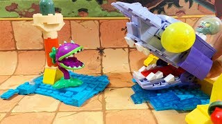 Lego PvZ vs Zombot PvZ 2 - Team Lego Chomper vs Lego Zombot Sharktronic Sub