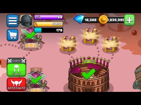 Endless chests cheat | Tiny Gladiators