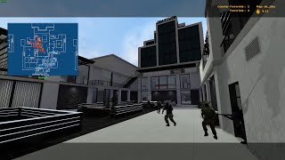 Counter-Strike: Source 9 VS 9 Bot Fight de_ziba