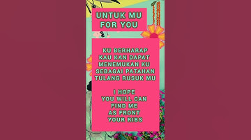 #MusikalisasiPuisi Untuk Mu (For You) #Short #APoem #Poetry #ShortVideo #PuisiUntukMuYangSempatHadir