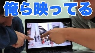 キットカットの特別映像で一瞬だけふざけてる