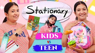 Stationery Shopping Ideas | Teen Vs Kids | CookWithNisha