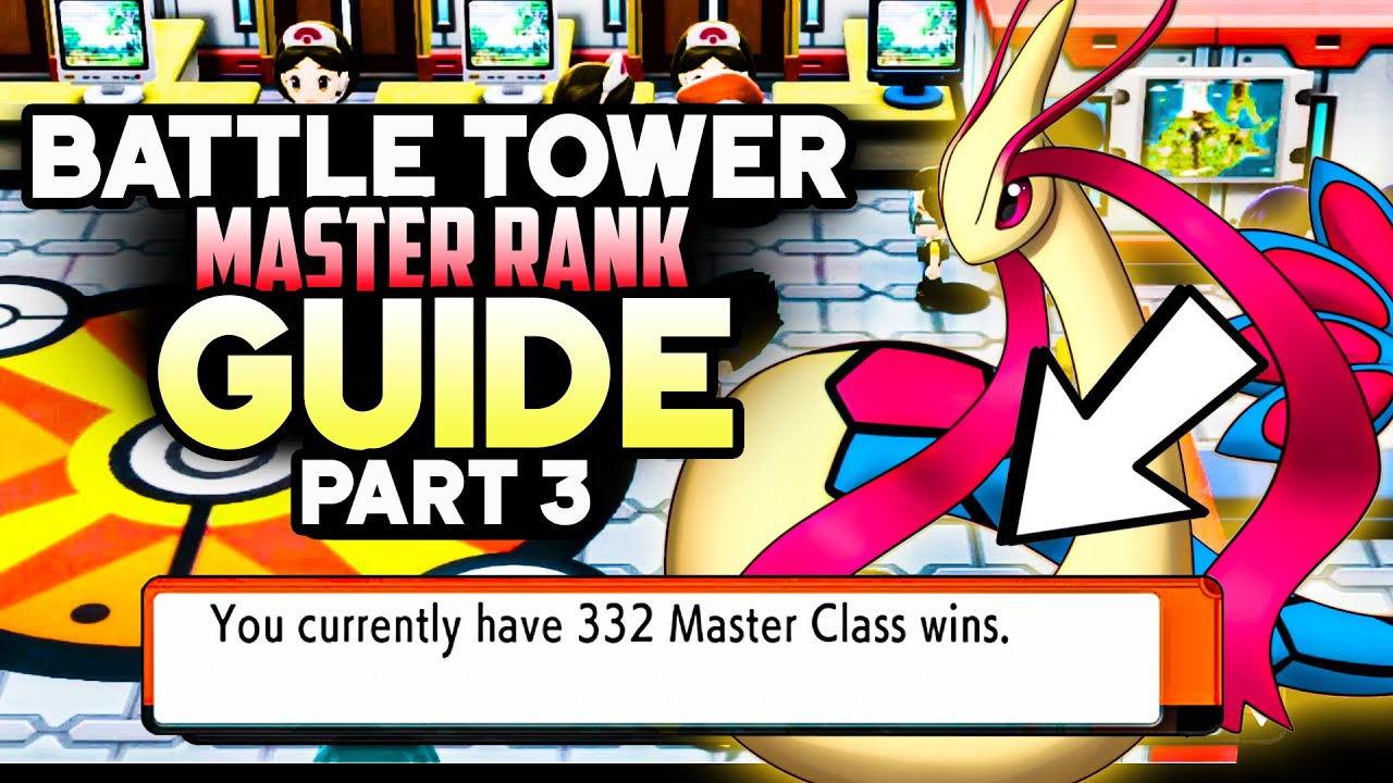 BEST POKEMON MASTER RANK BATTLE TOWER! | POKEMON BDSP GUIDE PART 3 - YouTube