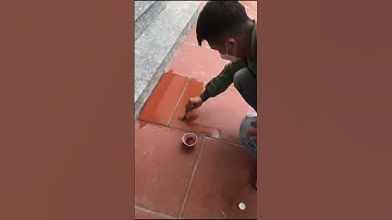 Làm sạch nền gạch đỏ, mốc xi măng, gạch sáng bóng như ban đầu