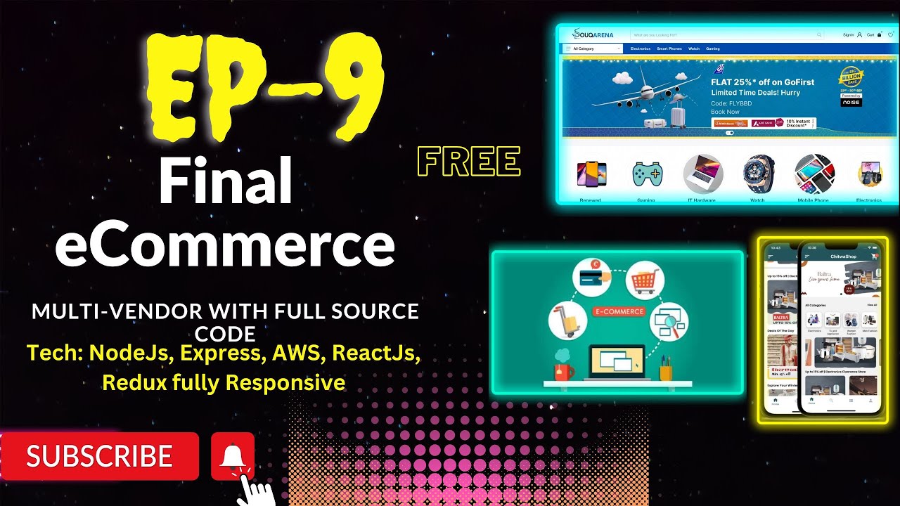 MultiVendor(#EP-9) - Final setup eCommerce Website || NodeJs || MongoDb ...
