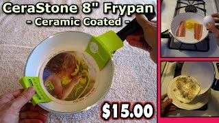 CeraStone Ceramic Coated 8" Fry Pan UNBOXING frying cookware pot