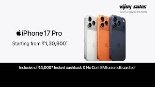 Buy the Latest iPhone Now – Available at Vijay Sales #vijaysales #apple #iphone17