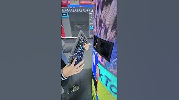 Can you hug this entire LED screen？#leddisplay #ledwall #ledmodules #ledscreenfactory