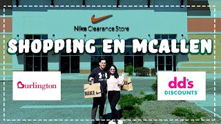 Día de compras en McAllen | Burlington, Nike, dd's | Cruzando la frontera MéxicoUSA