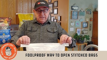 Foolproof Way to Open Stitched Bags