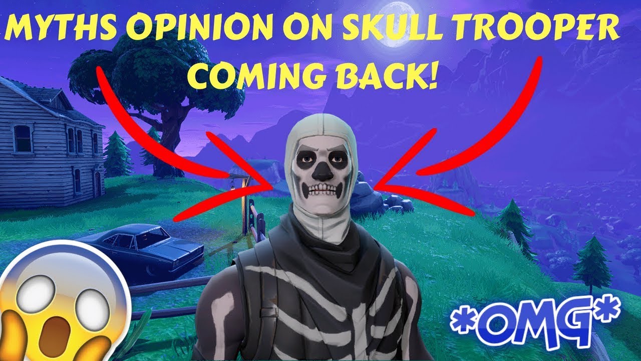MYTHS OPINION ON THE SKULL TROOPER COMING BACK! (Fortnite Stream Highlights)