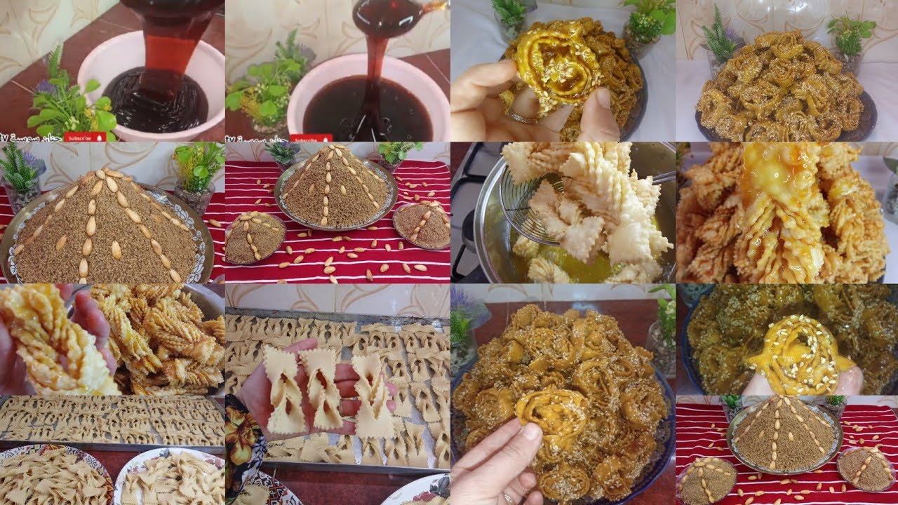  4 وصفات رمضانية 🌙ناجحة 100%😋 طريقة تحضير شباكية عسل منزلي كراوش سلو رمضان بلا هاد الوصفات ما يكملش 