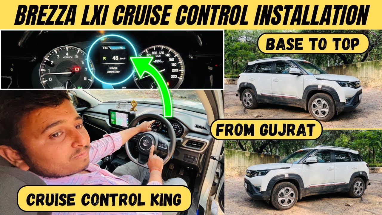 Maruti Brezza Lxi Cruise Control Installation | Brezza Lxi Modifications | Brezza Cng Modified