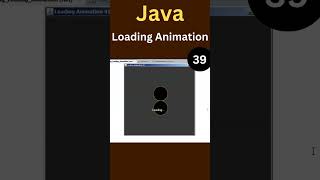 Java Swing: Create Spinning Moon And Half-Moon Loading Animation