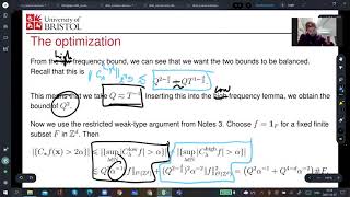 Arithmetic Harmonic Analysis 2021 - Lecture 17