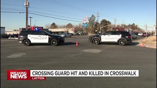 Crossing guard hit, killed in Layton near elementary school
