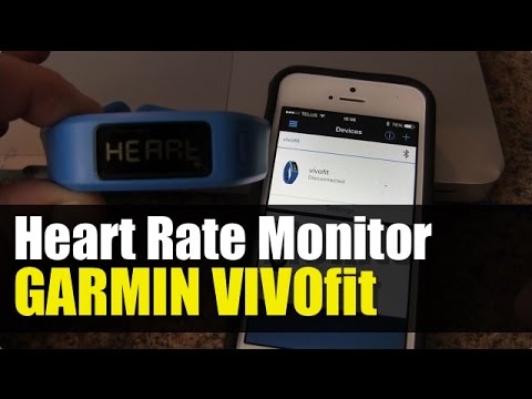 Garmin Vivofit - How to Add Heart Rate 