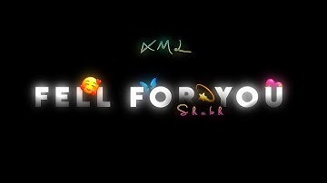 Fell for you - shubh 🫀lyrics video xml 💫  tere wale janda ridaani 💐 #youtube #lyrics #xml #shorts
