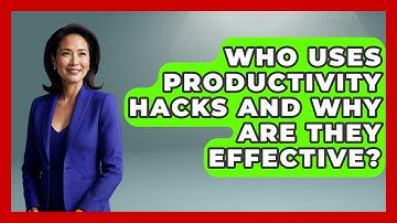 Who Uses Productivity Hacks and Why Are They Effective? | Docs and Sheets Pro News