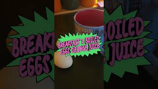 #breakfast #motivation #strongman #boiledeggs #orangejuice #gobeastmode #beastmode