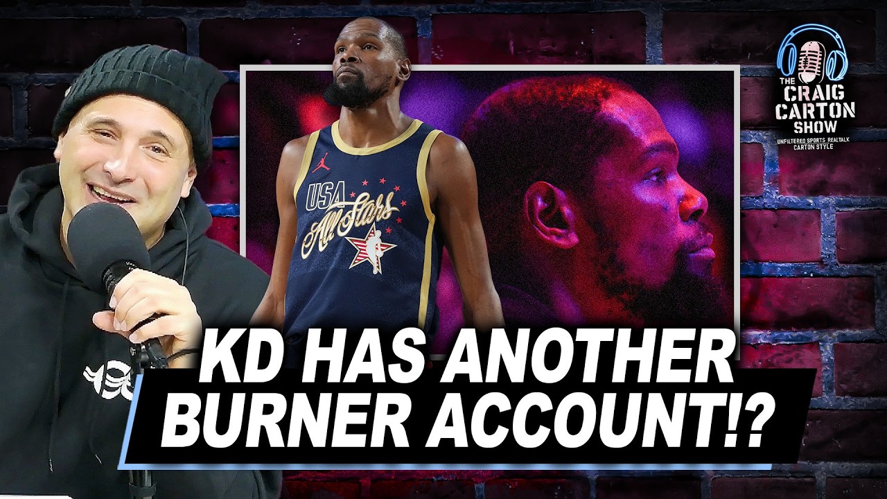 DURANT SOCIAL MEDIA CONTROVERSY: Another Burner Account!? | The Craig Carton Show