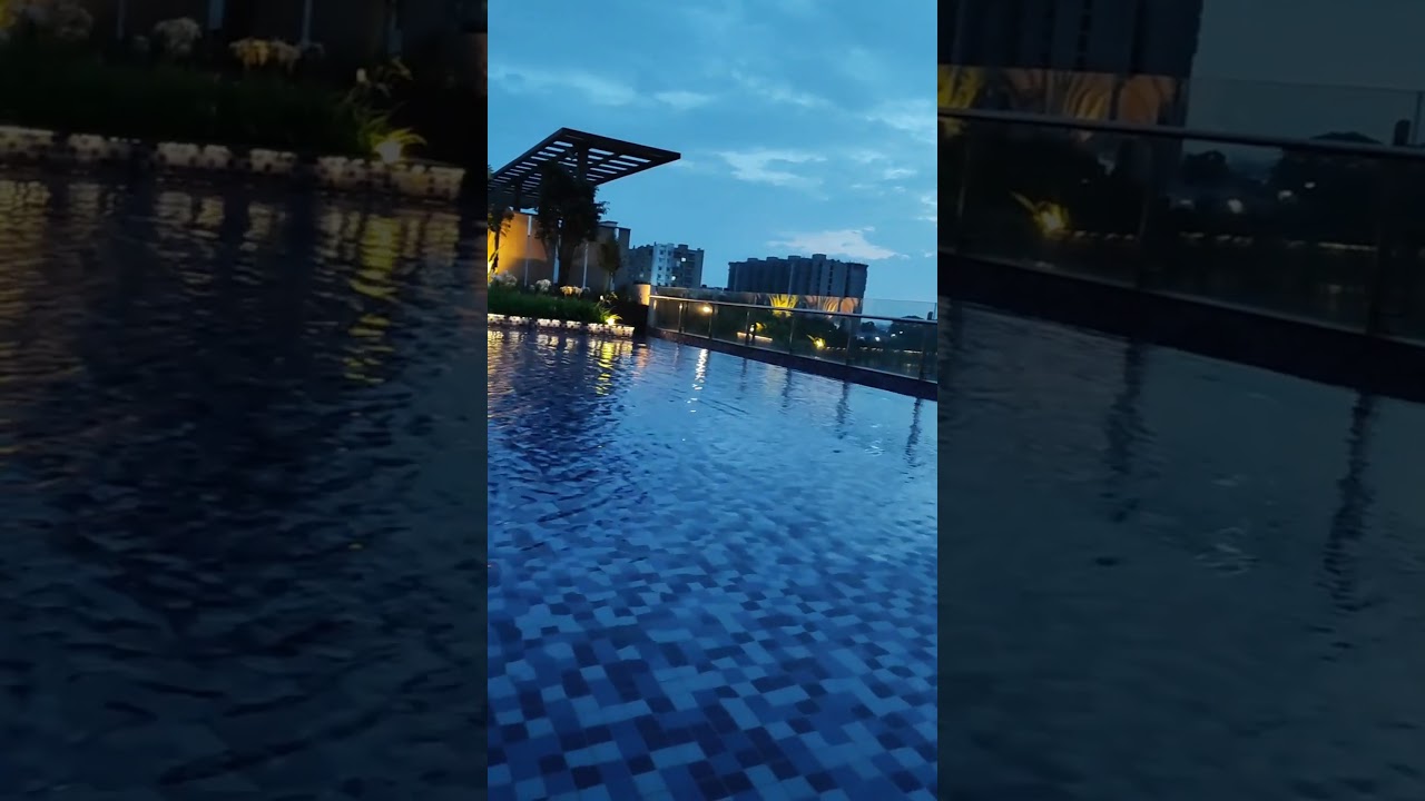 Relaxing at the Radisson Blu Guwahati Pool