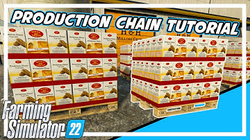 FS22 How To Use Production Chains - Grain Mill | Farming Simulator 22