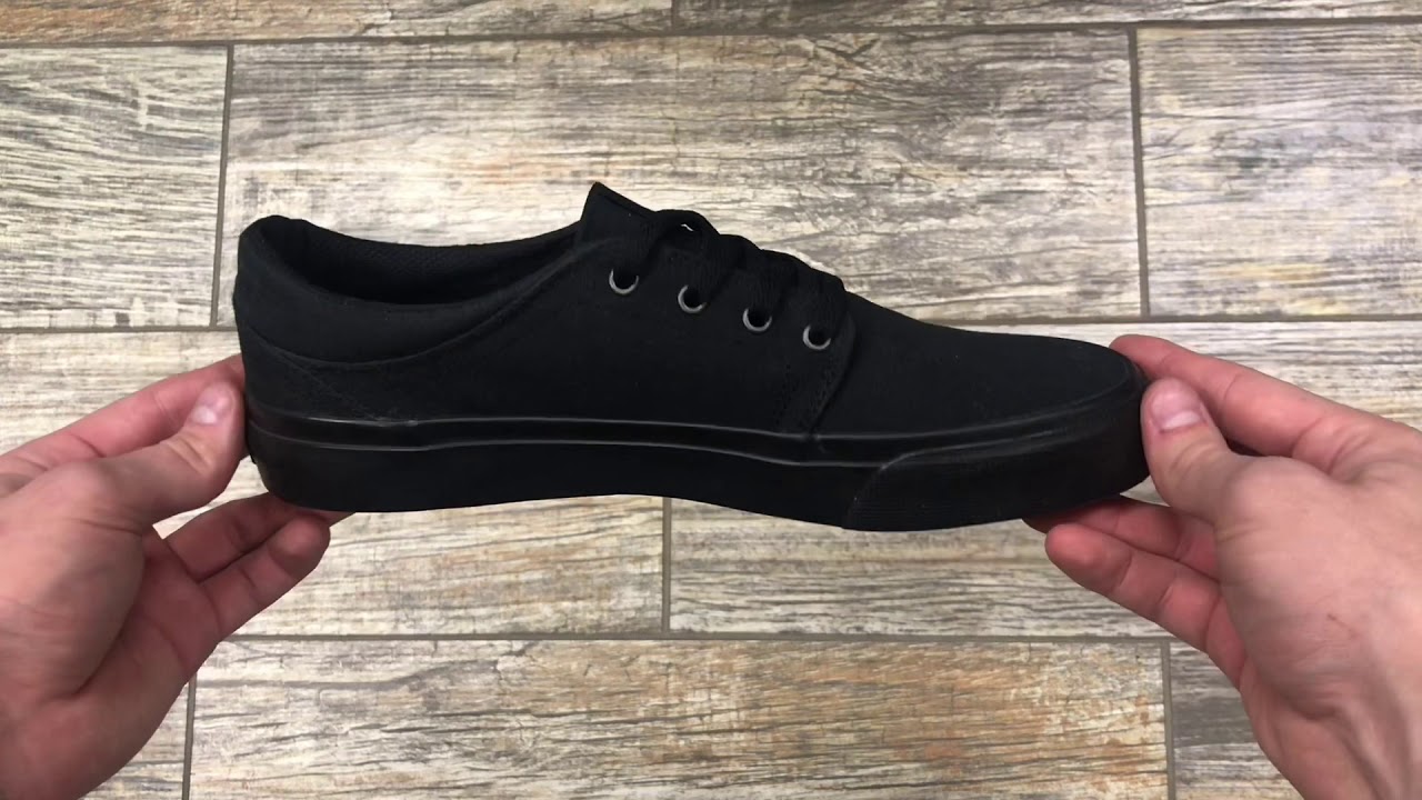 КЕДЫ DC SHOES TRASE TX M SHOE BLACK/BLACK/BLACK