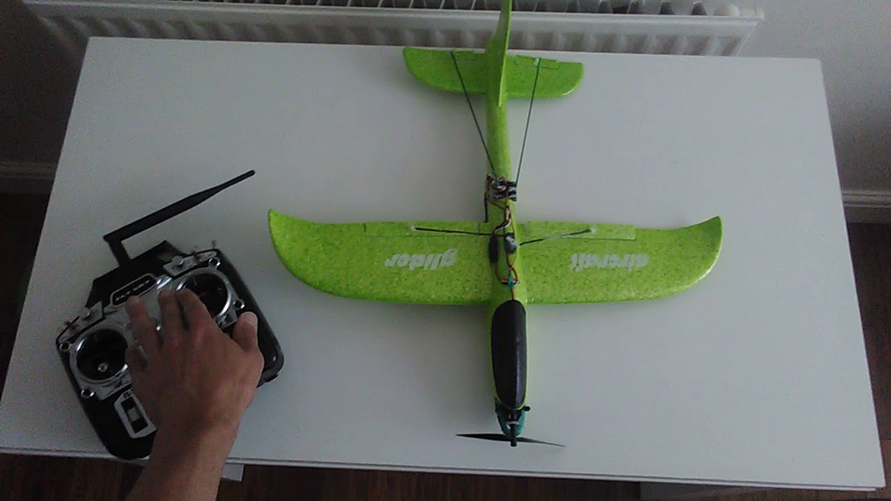 Super Cheap 4 Channel Glider Conversion with WLtoys F939 pcb & motor