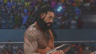 WWE 2K24_Roman Reigns Vs Ultimate Warrior Backstage brawl