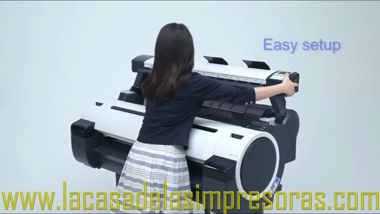 CANON imagePROGRAF IPF770 L36 - YouTube