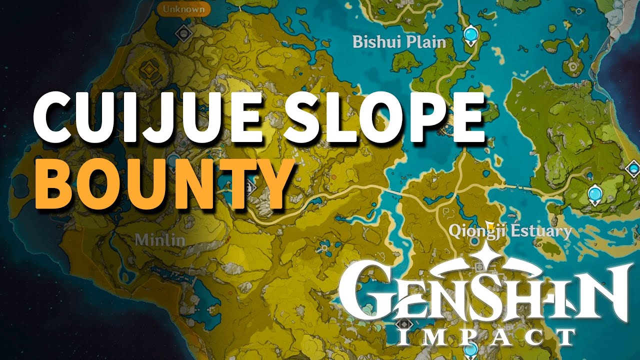 Cuijue Slope Bounty Genshin Impact Valley of shining stone pillars