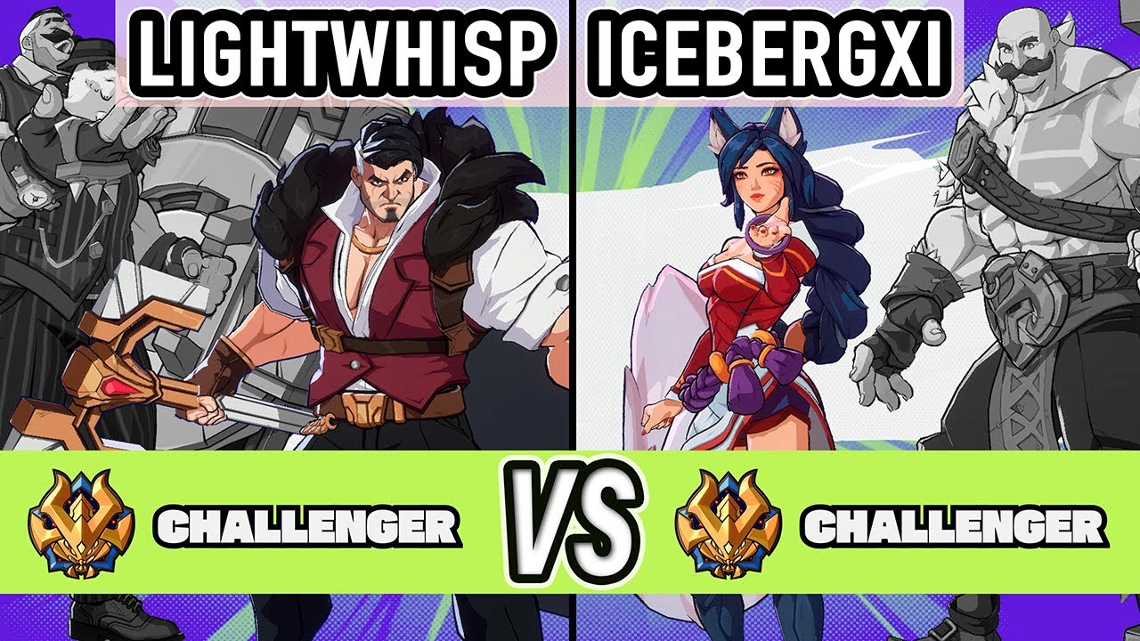 2XKO ▰ LightWhisp (Darius / Braum) vs IcebergXI (Ahri / Braum) ▰ High Level Gameplay