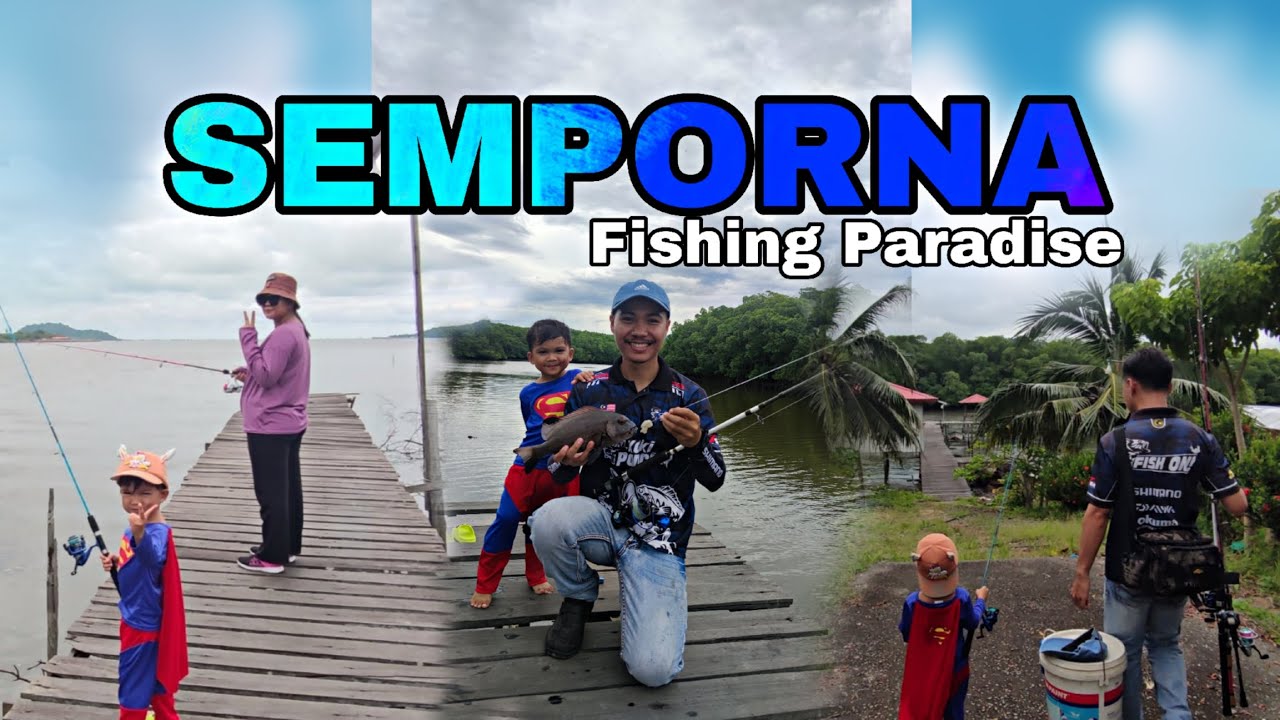 Memancing di muara sungai SEMPORNA :  Melentur buluh biarlah dari rebungnya.